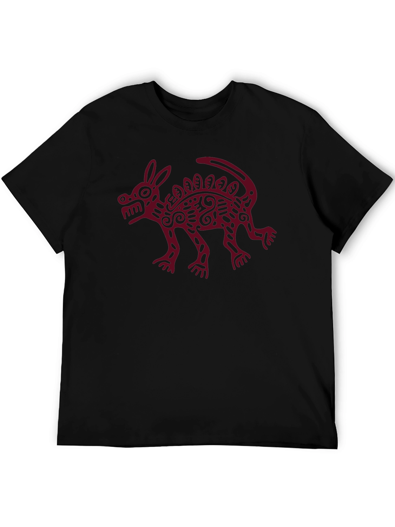 Aztec Xolo Dog Graphic Tee - Black Cotton Shirt