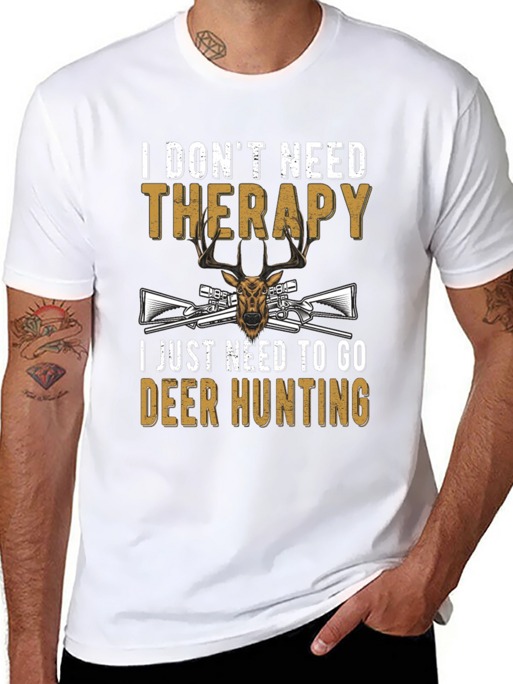 Deer Hunting Therapy T-Shirt