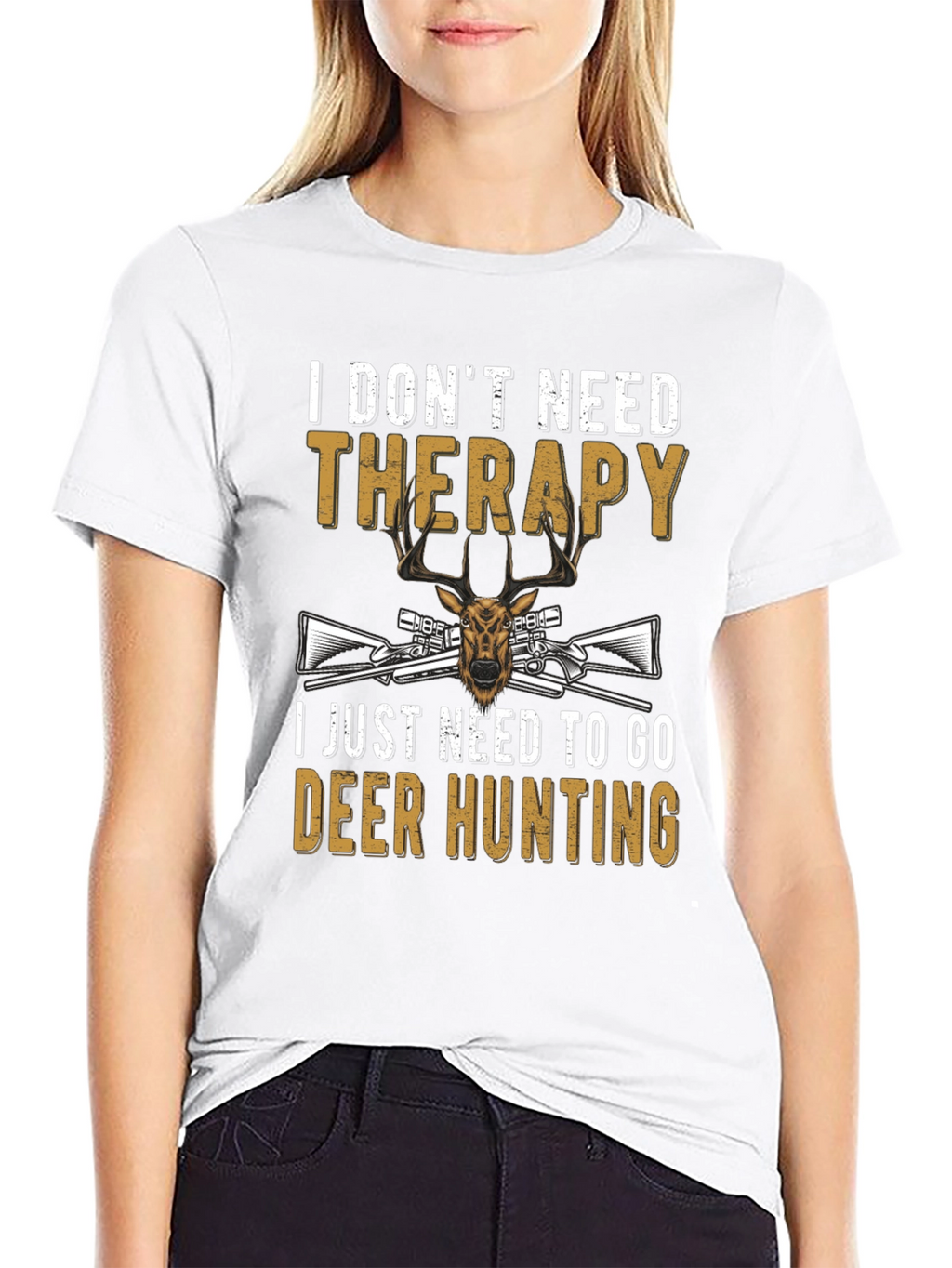 Deer Hunting Therapy T-Shirt