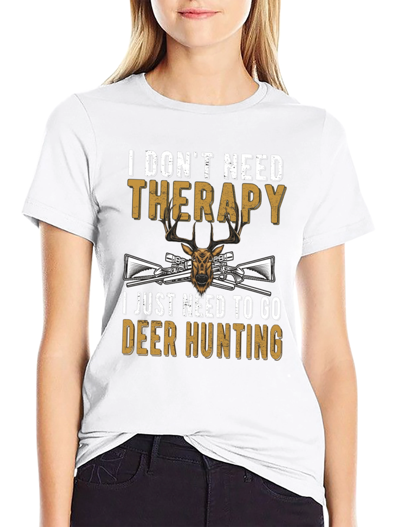 Deer Hunting Therapy T-Shirt