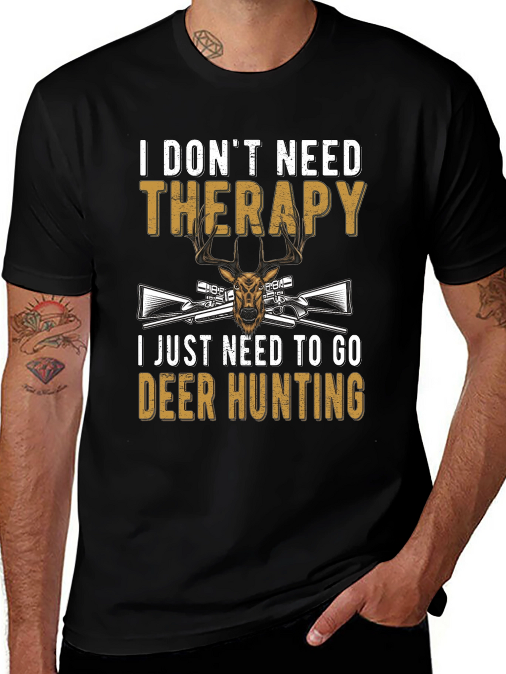 Deer Hunting Therapy T-Shirt
