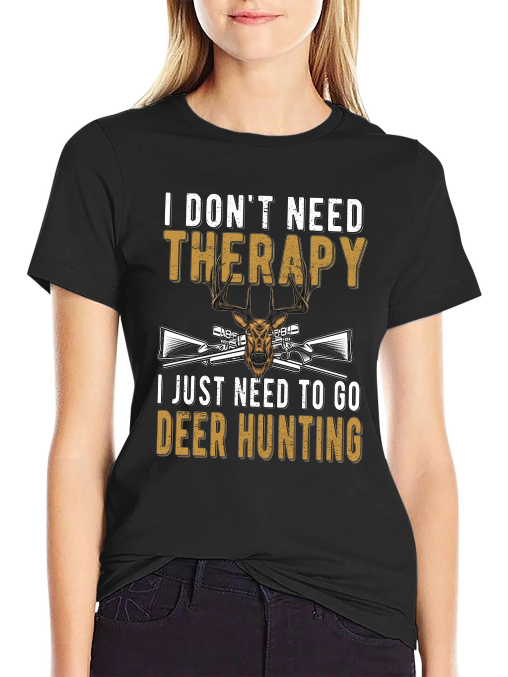 Deer Hunting Therapy T-Shirt