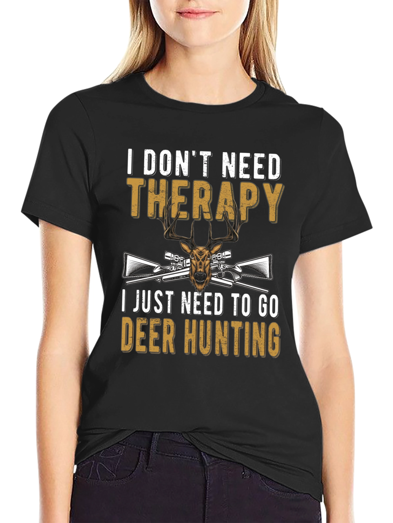 Deer Hunting Therapy T-Shirt