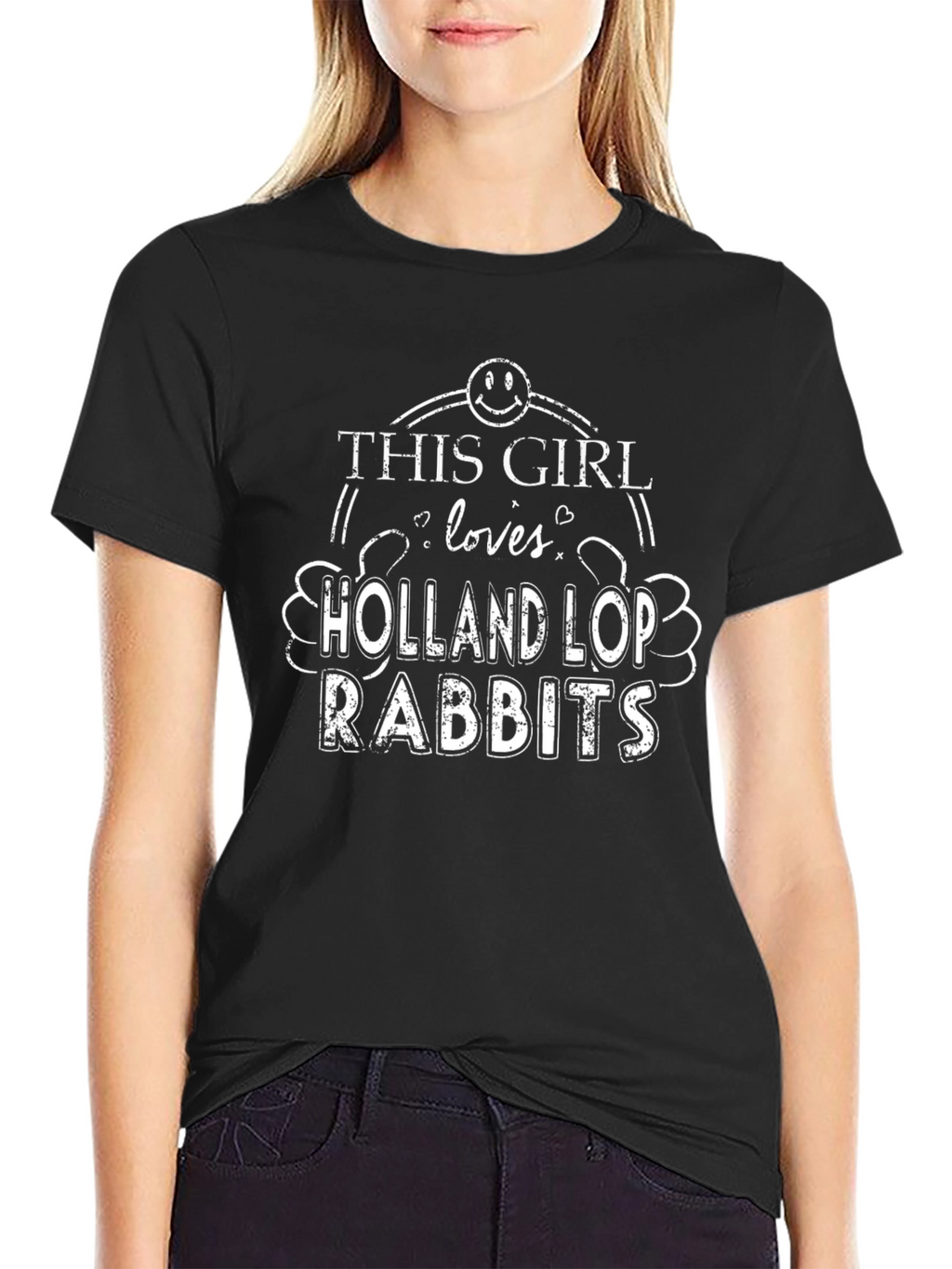 Holland Lop Rabbits T-Shirt - This Girl Loves