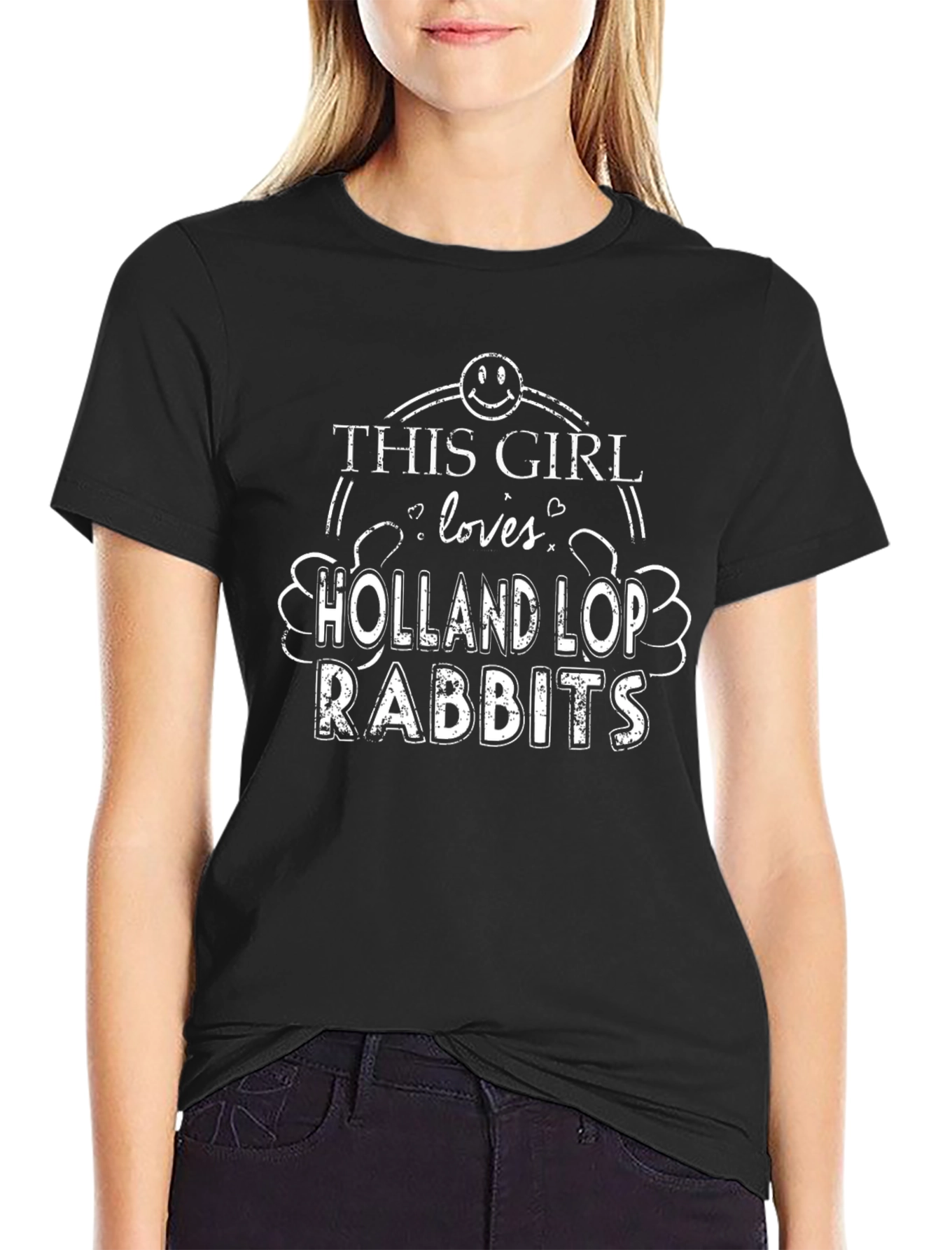 Holland Lop Rabbits T-Shirt - This Girl Loves