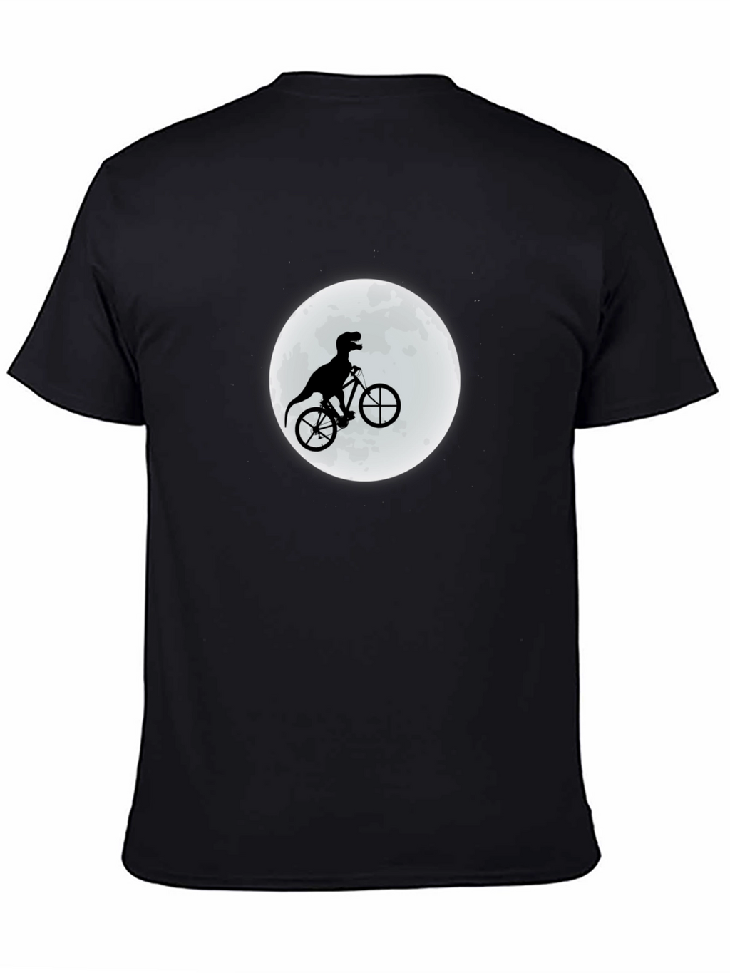 Dino Biker Graphic Tee - Black T-Shirt