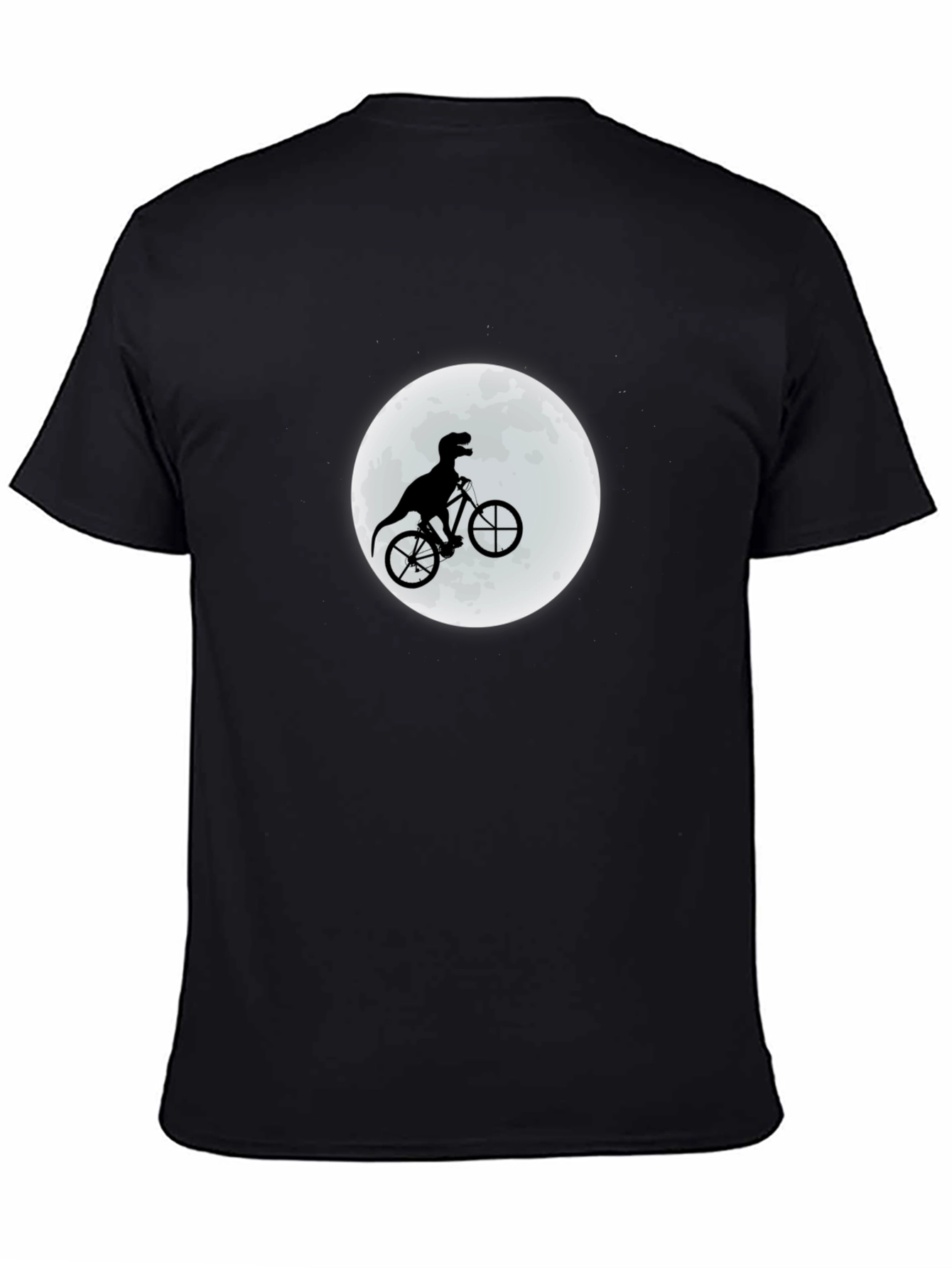 Dino Biker Graphic Tee - Black T-Shirt