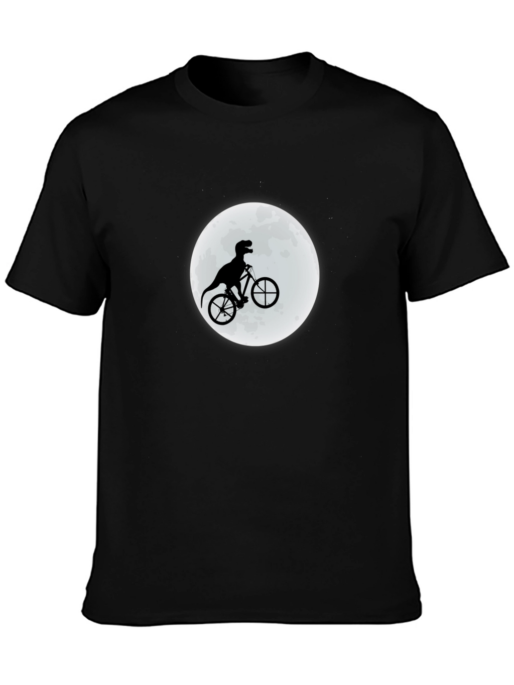 Dino Biker Graphic Tee - Black T-Shirt