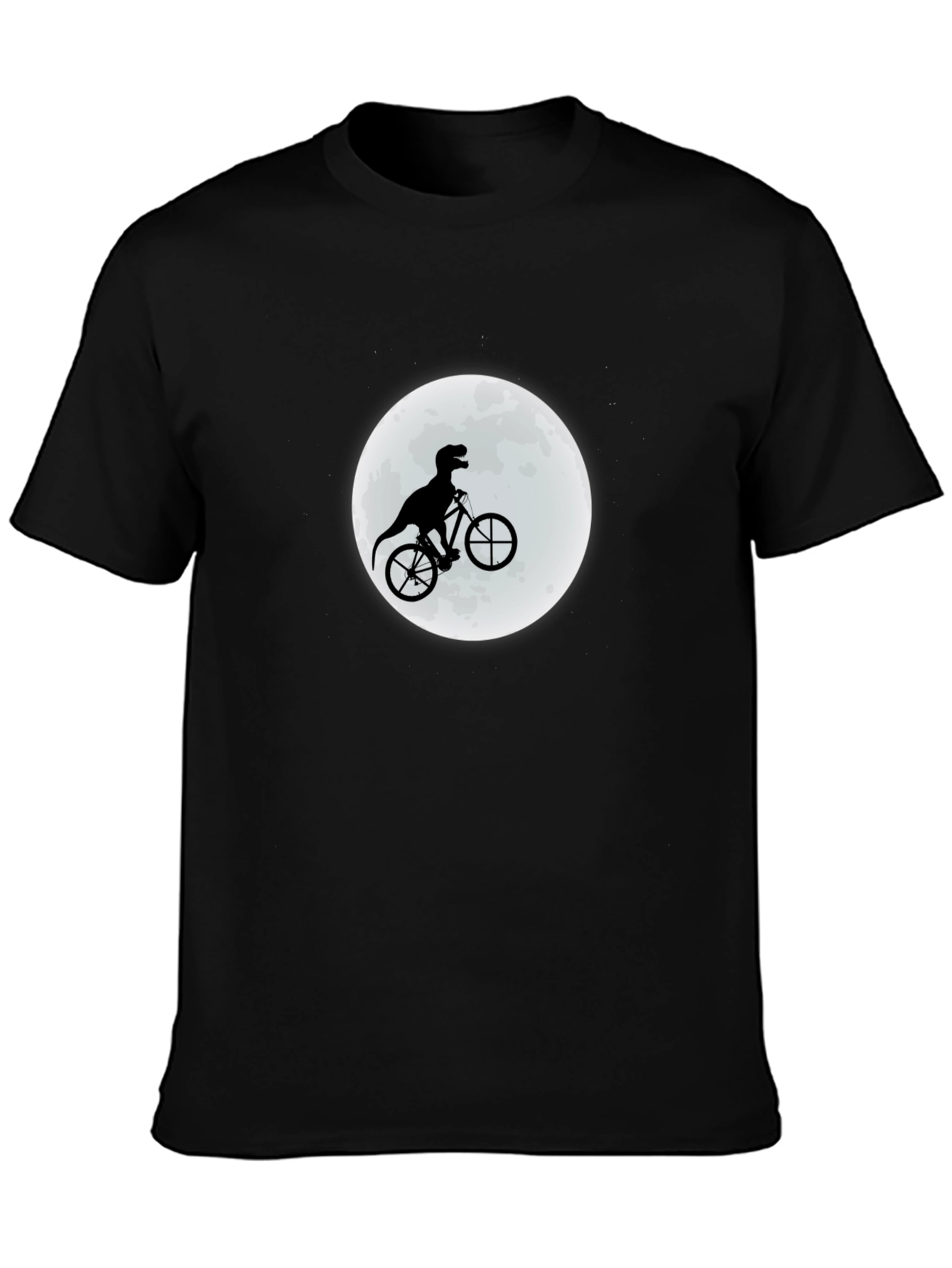 Dino Biker Graphic Tee - Black T-Shirt