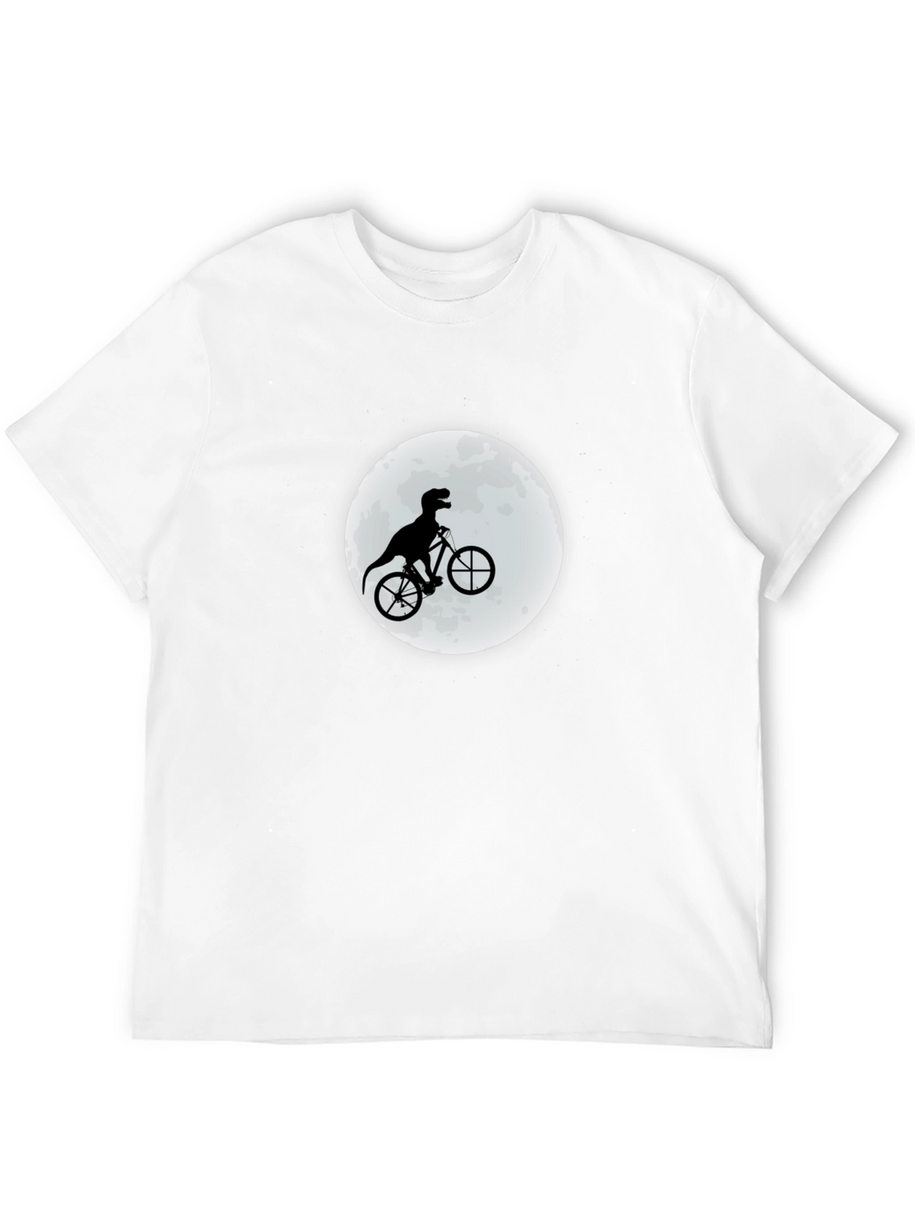 Dino Biker Graphic Tee - Black T-Shirt