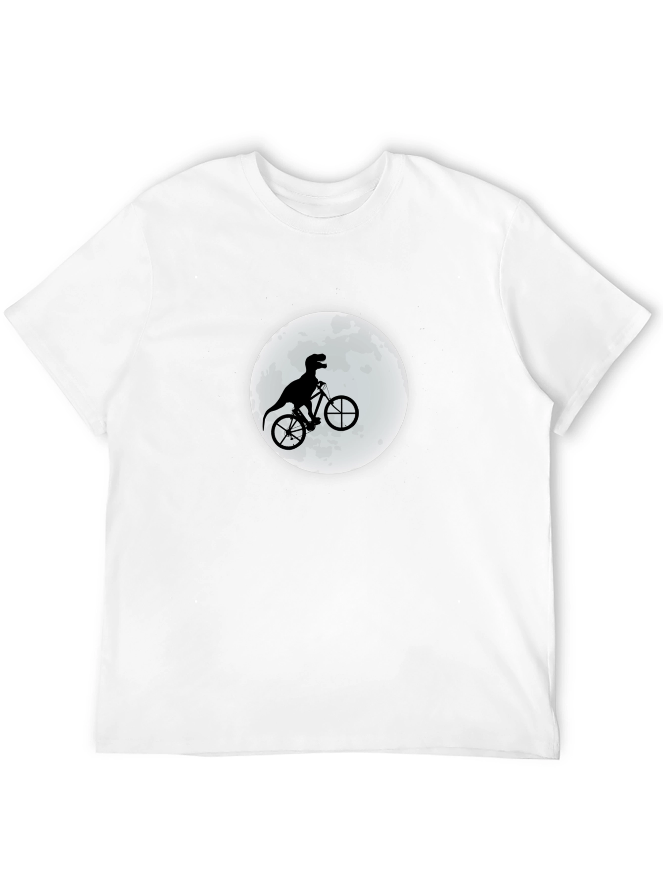 Dino Biker Graphic Tee - Black T-Shirt