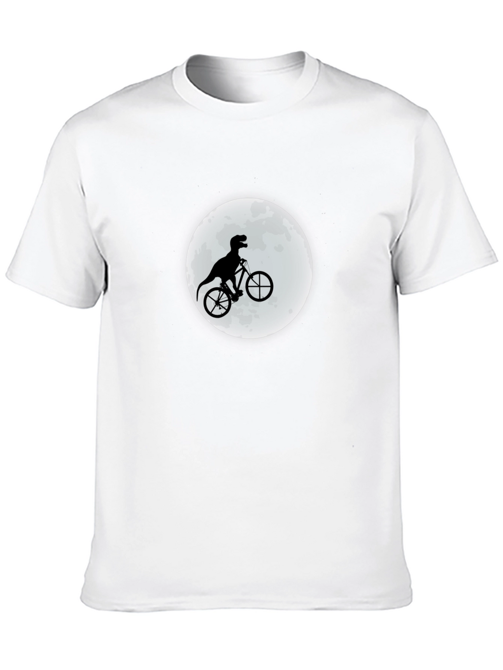 Dino Biker Graphic Tee - Black T-Shirt
