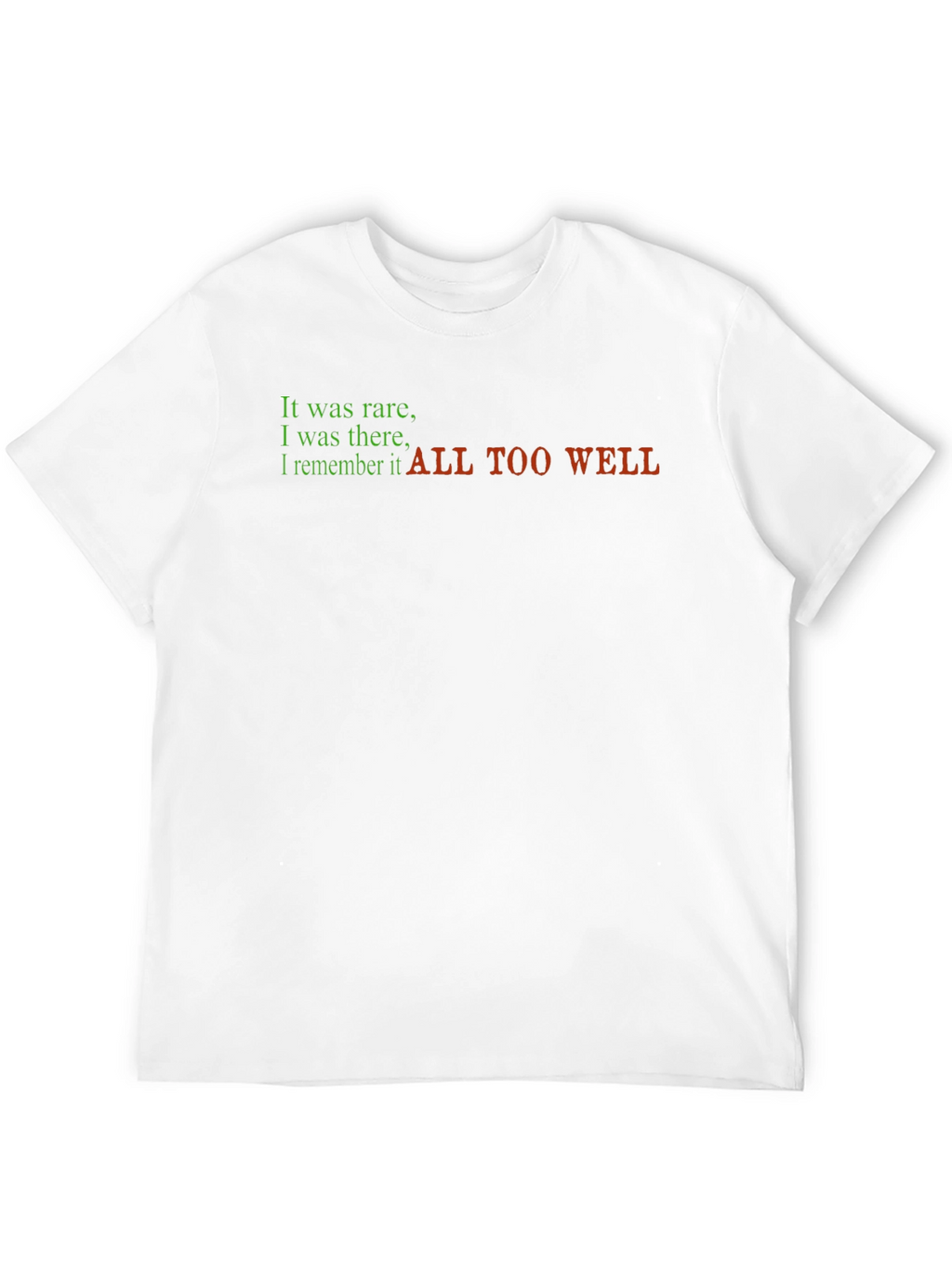 It Was Rare T-Shirt All Too Well Tee