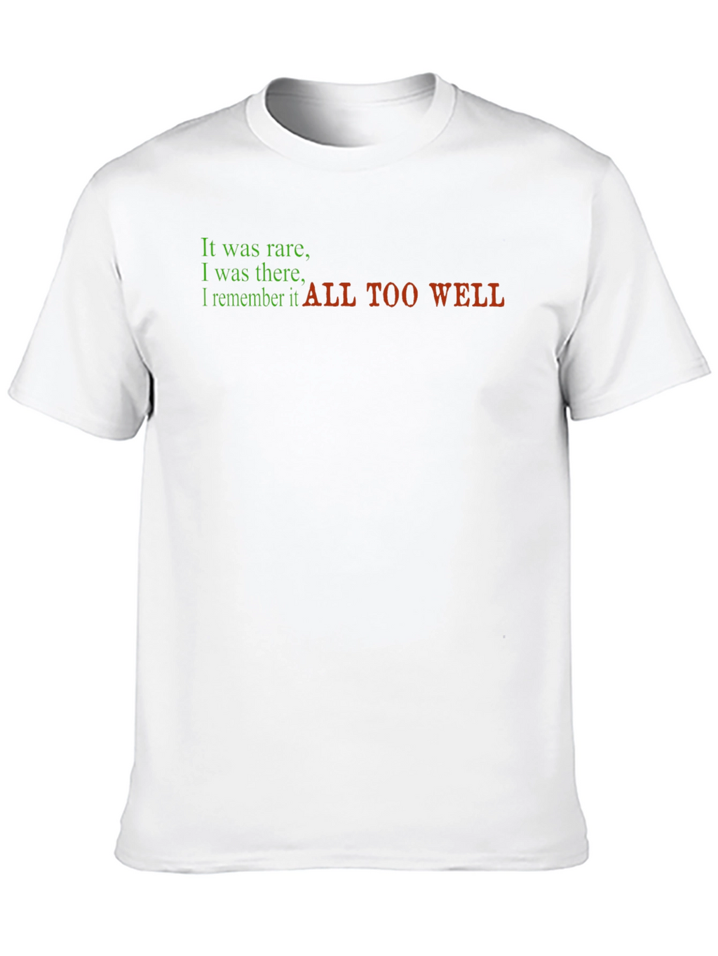 It Was Rare T-Shirt All Too Well Tee