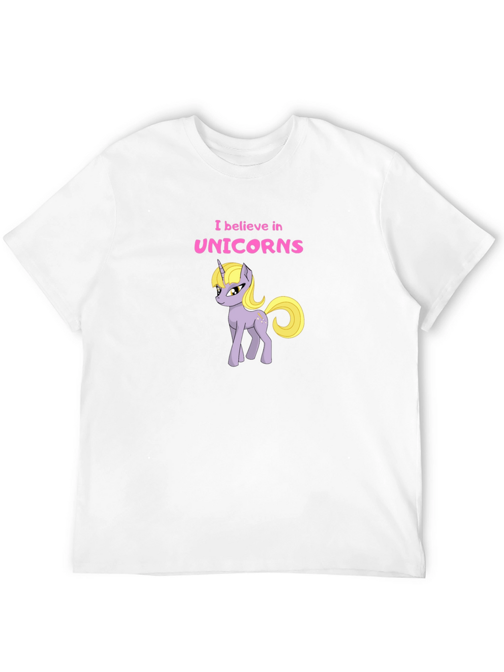 I Believe in Unicorns Black T-Shirt