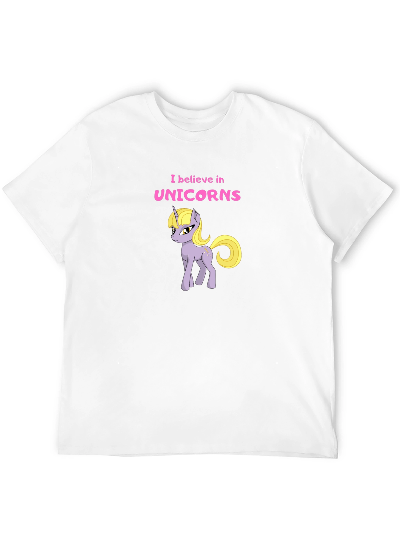 I Believe in Unicorns Black T-Shirt