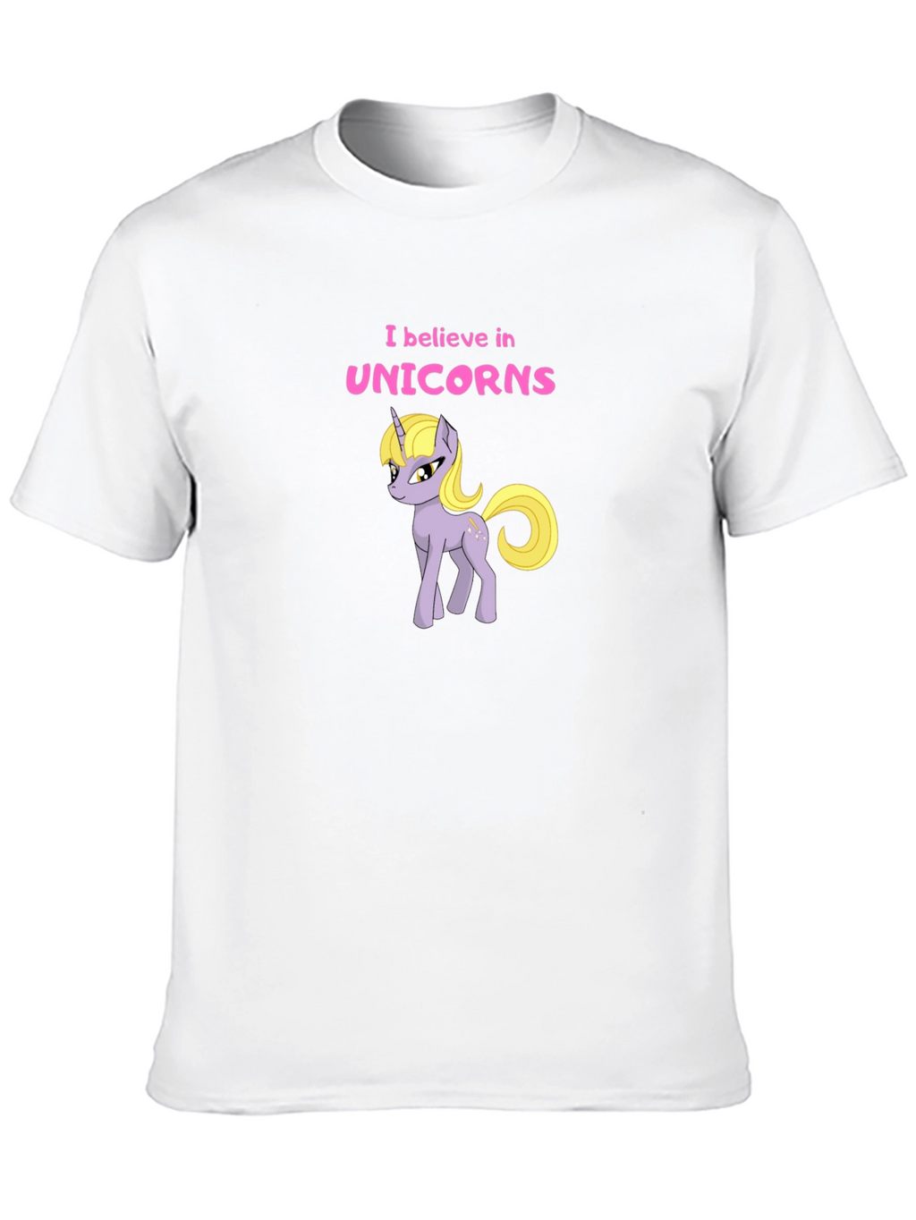I Believe in Unicorns Black T-Shirt