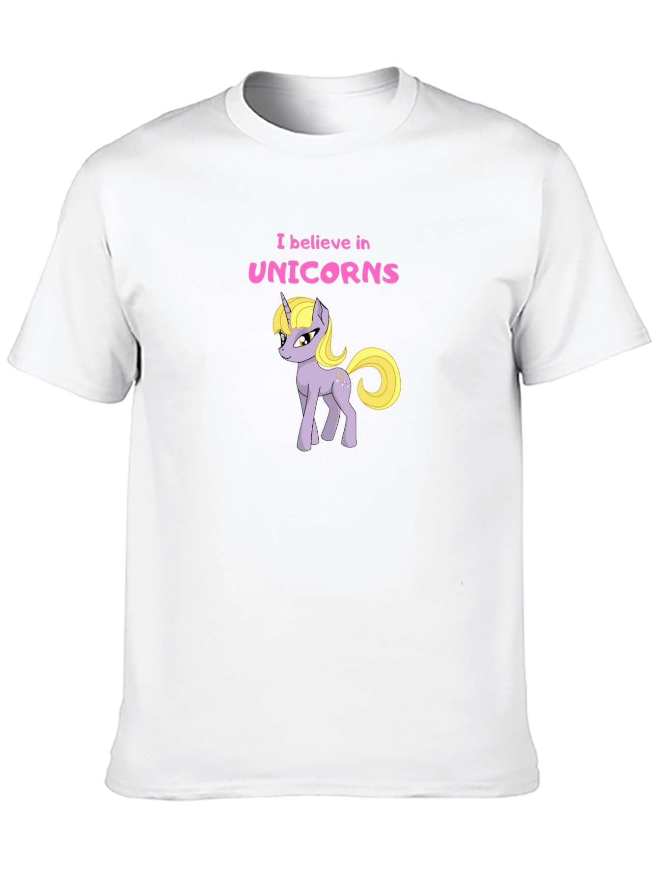 I Believe in Unicorns Black T-Shirt