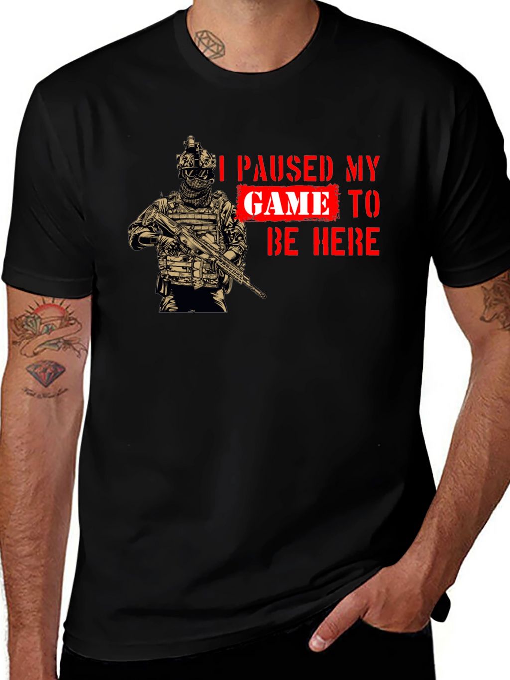 Gamer T-Shirt - I Paused My Game
