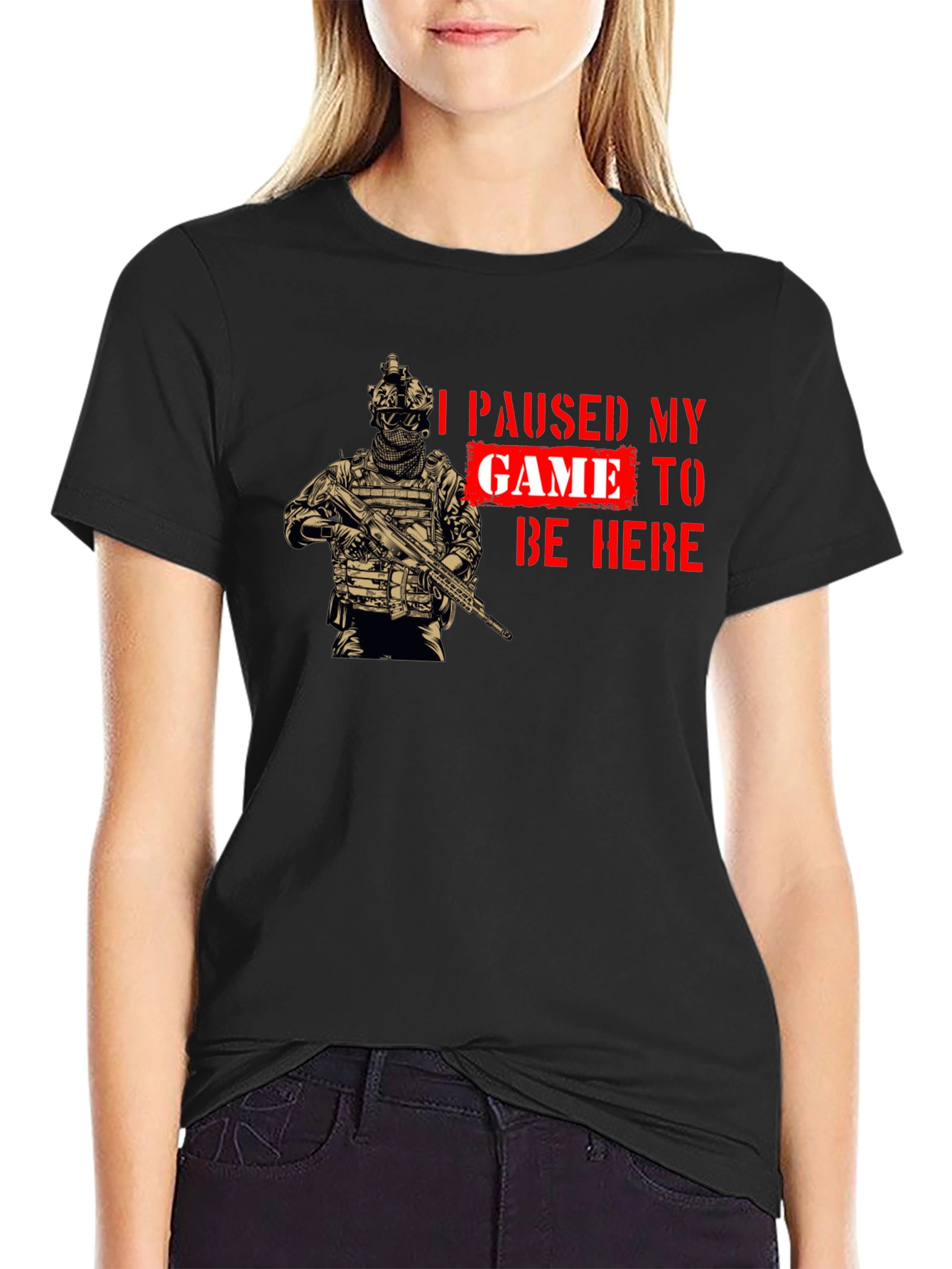 Gamer T-Shirt - I Paused My Game