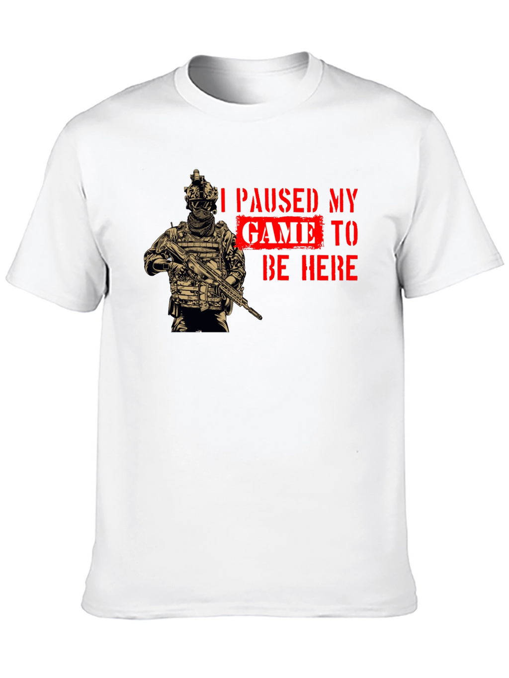 Gamer T-Shirt - I Paused My Game