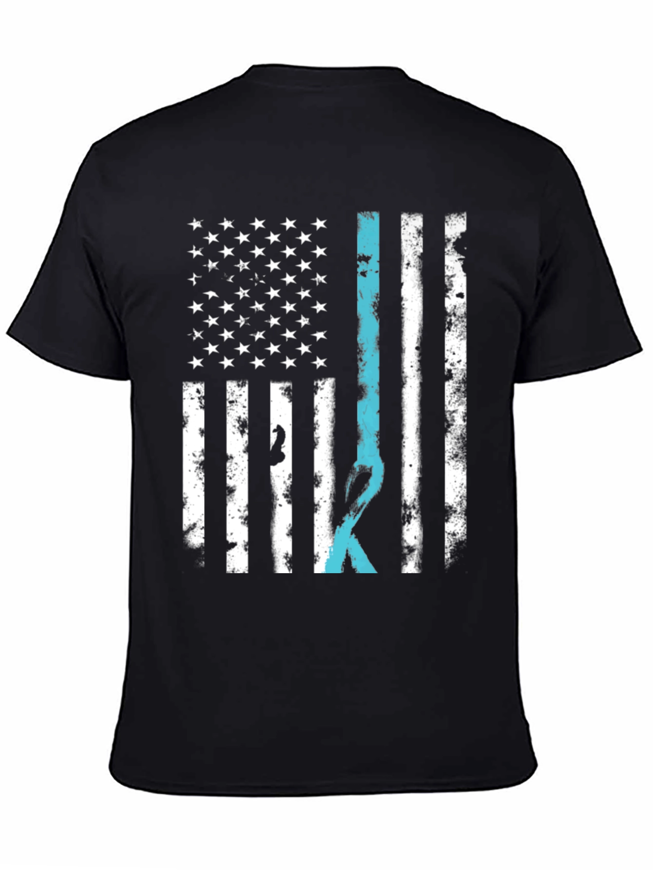 American Flag Ribbon Graphic Tee