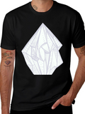 Abstract Crystal Graphic Tee - Black