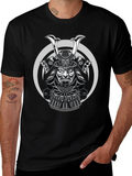 Samurai Graphic T-Shirt - Black