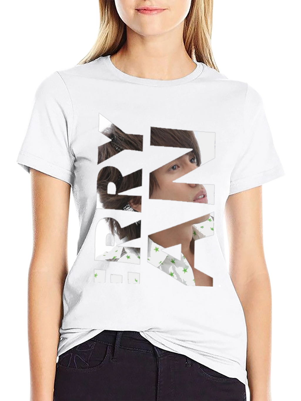 Graphic Print T-Shirt - Black