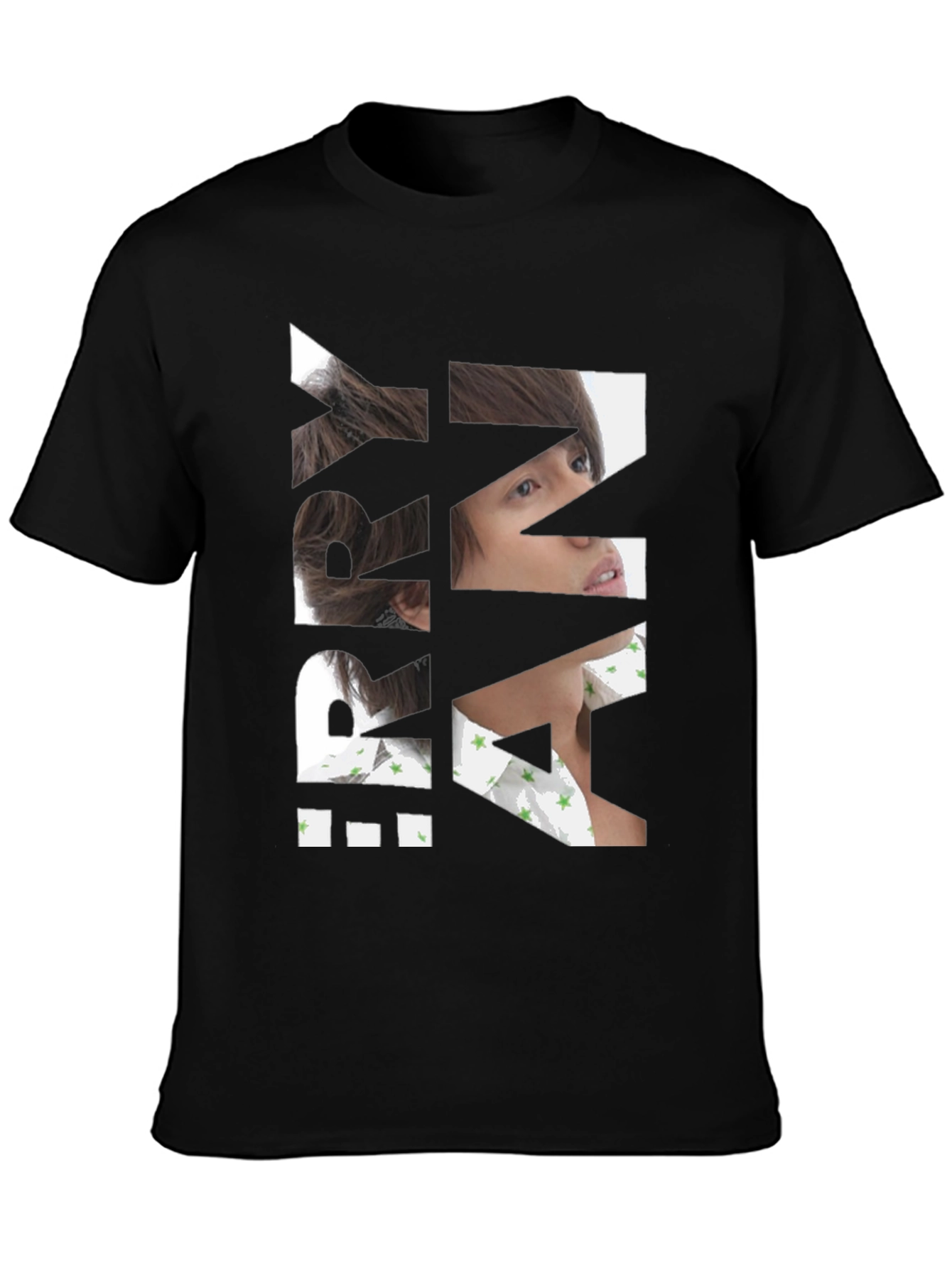 Graphic Print T-Shirt - Black