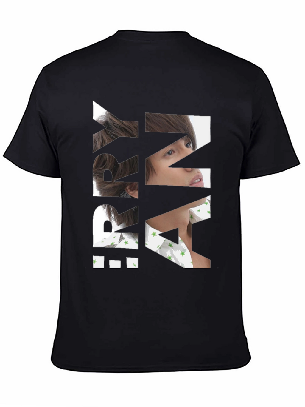 Graphic Print T-Shirt - Black