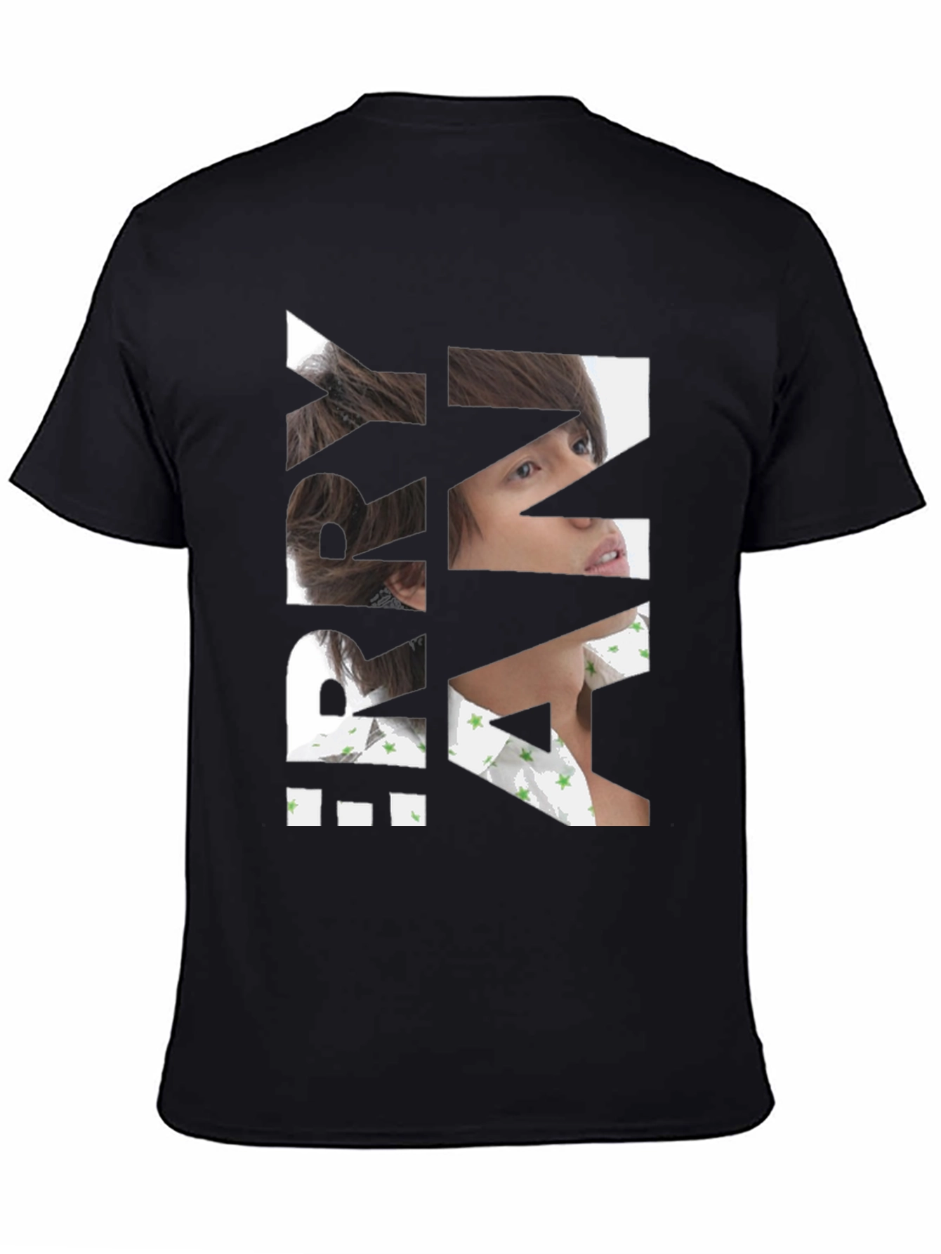 Graphic Print T-Shirt - Black