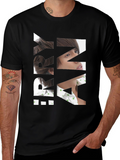 Graphic Print T-Shirt - Black