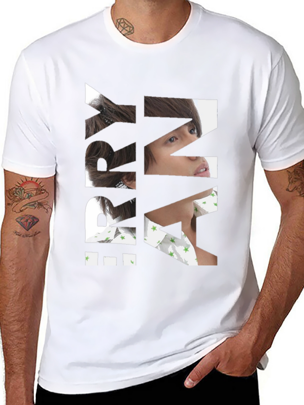 Graphic Print T-Shirt - Black