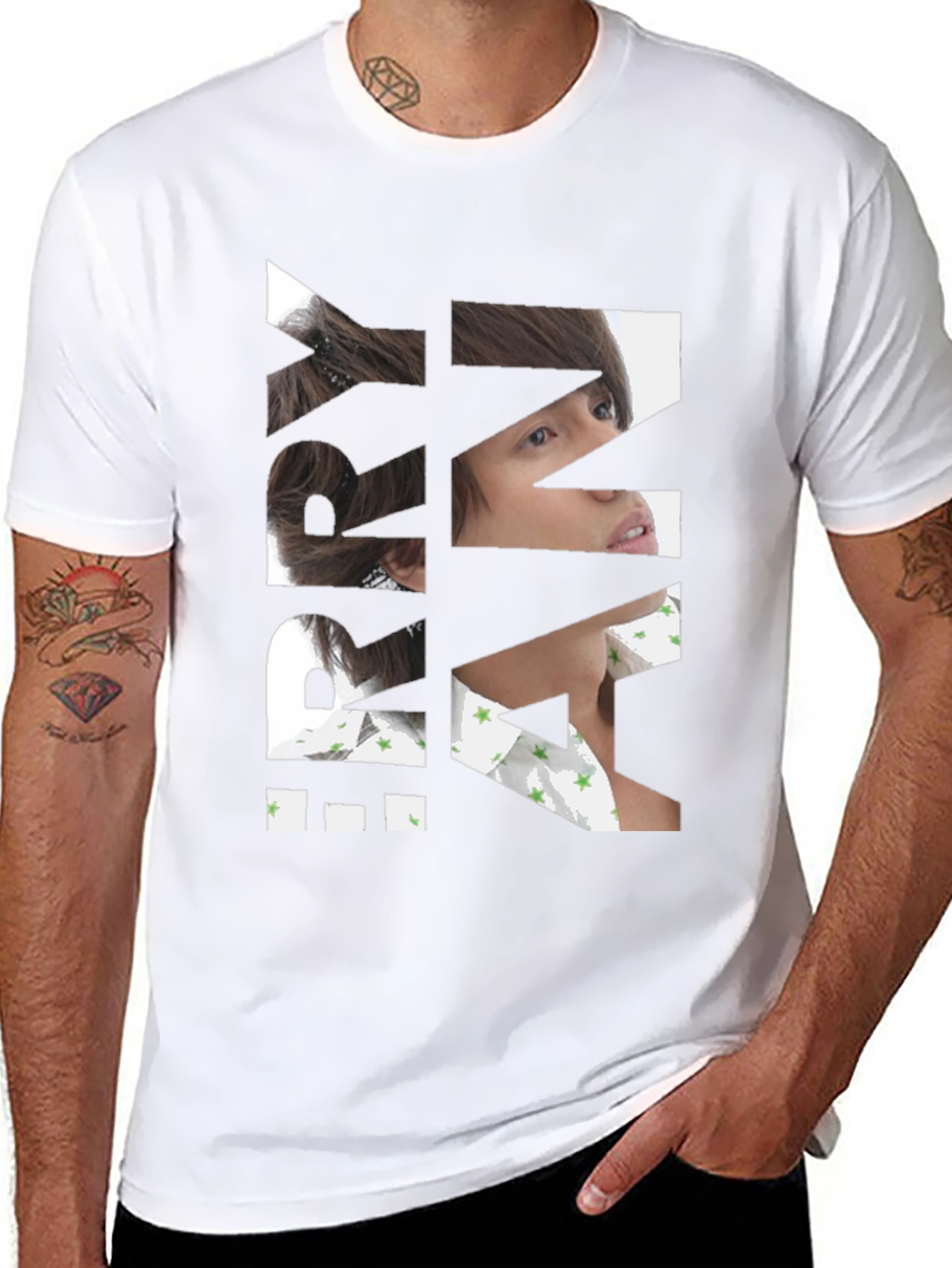 Graphic Print T-Shirt - Black