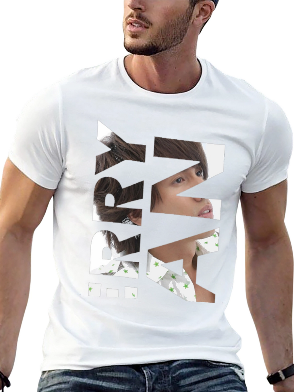 Graphic Print T-Shirt - Black