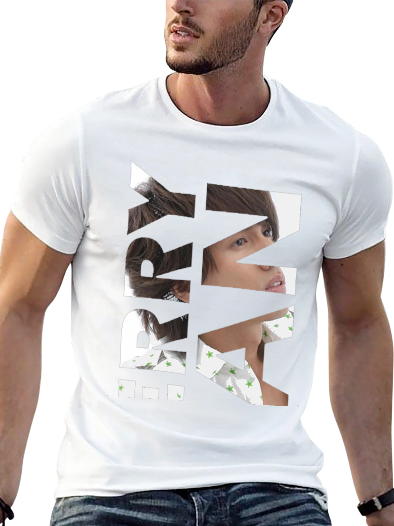 Graphic Print T-Shirt - Black