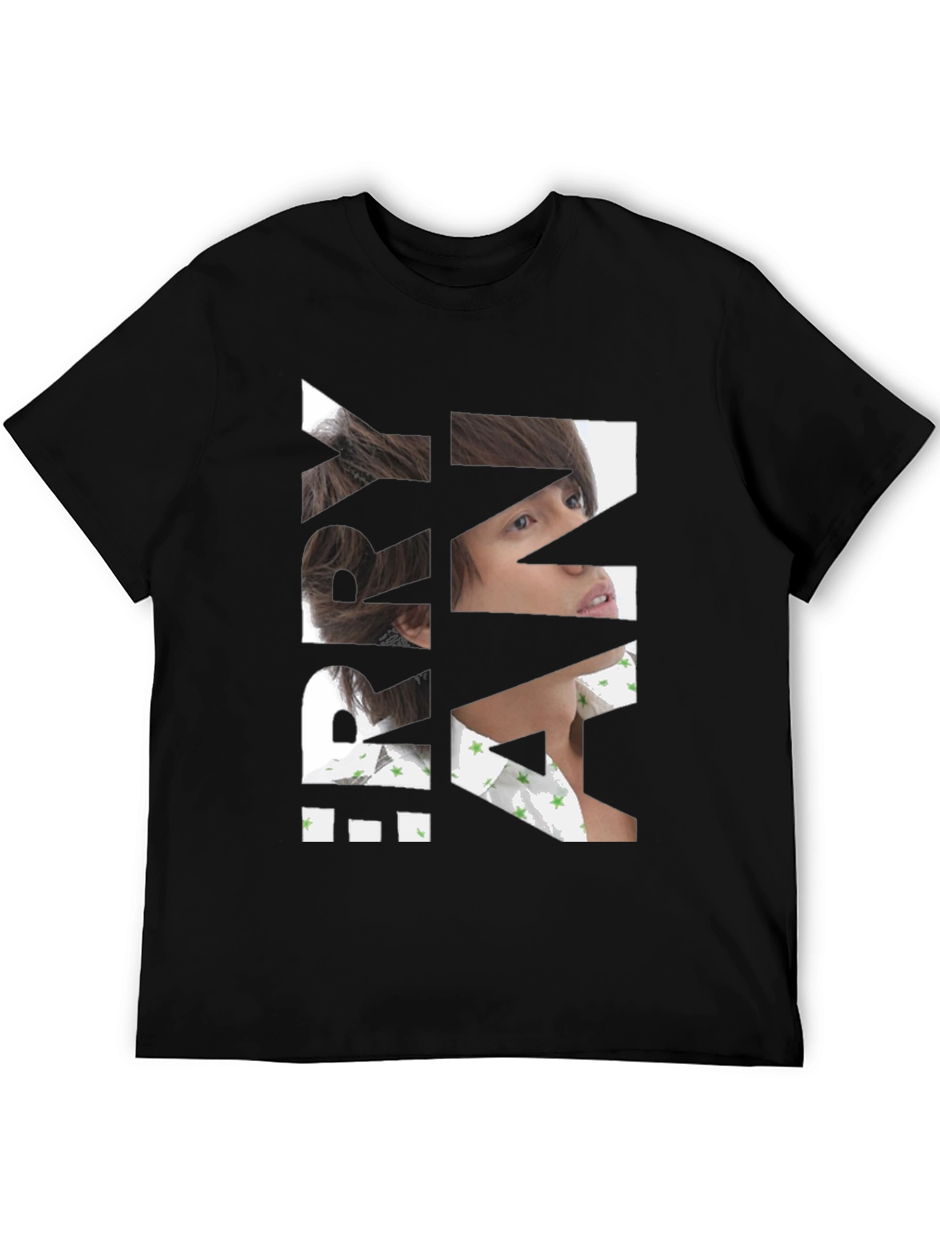 Graphic Print T-Shirt - Black