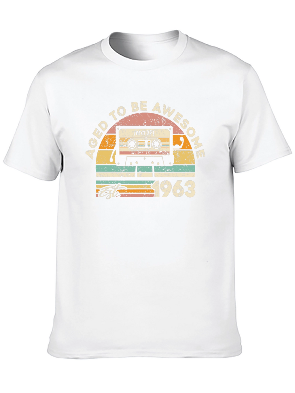 Aged to Be Awesome 1963 Mixtape T-Shirt