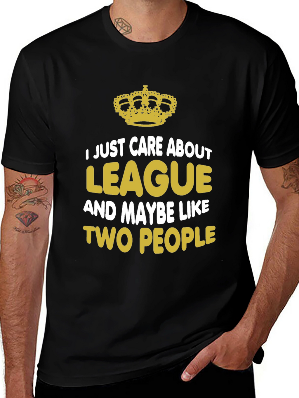 I Just Care About League T-Shirt