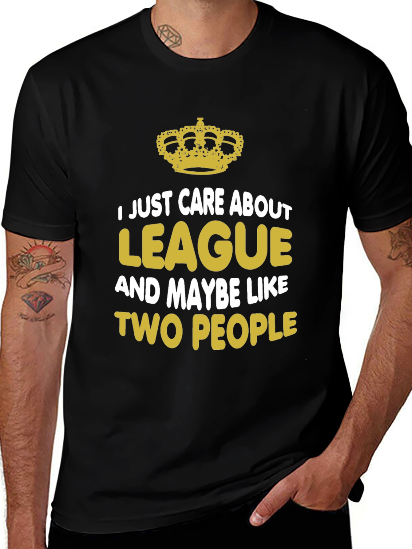 I Just Care About League T-Shirt
