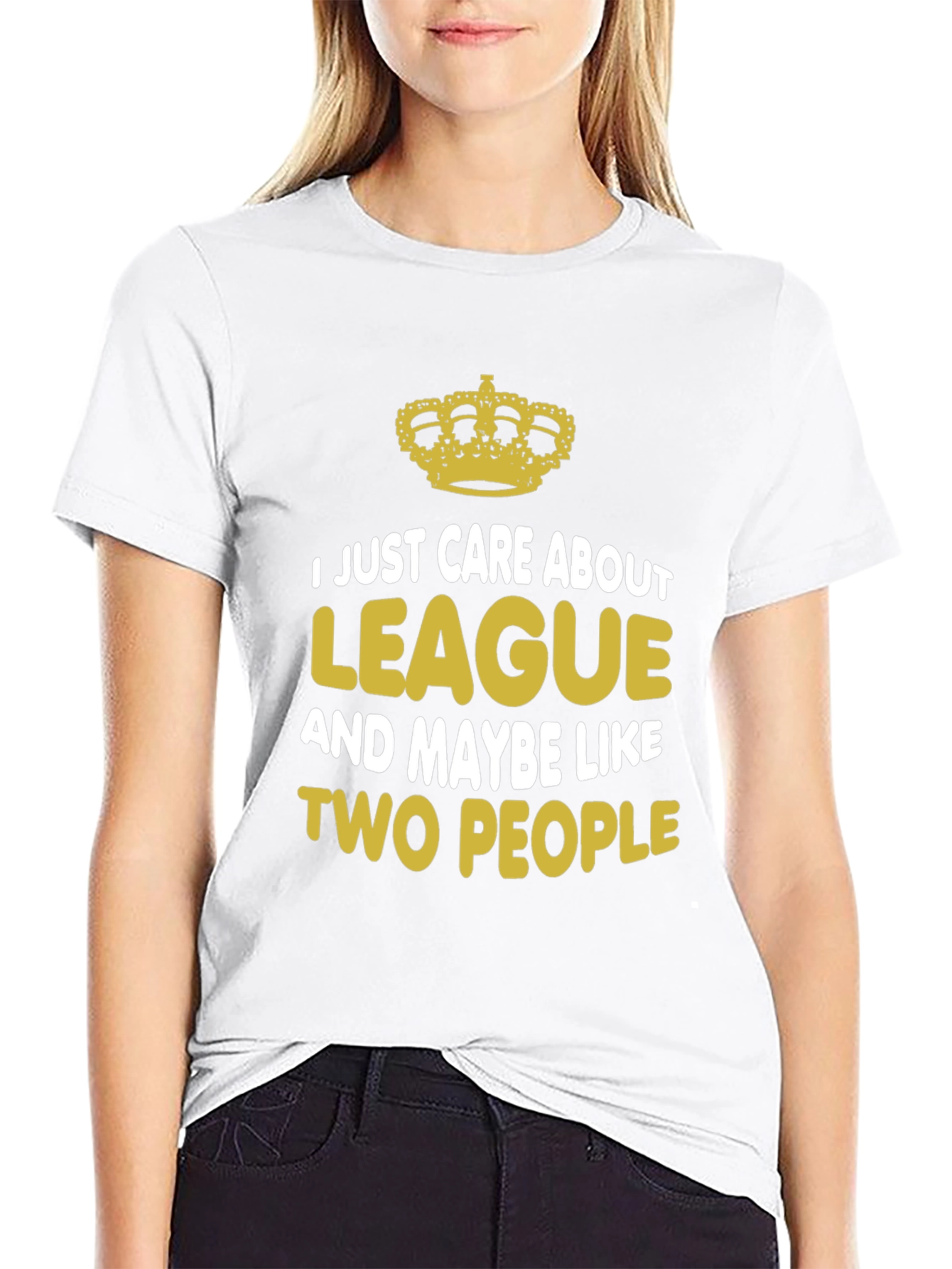 I Just Care About League T-Shirt