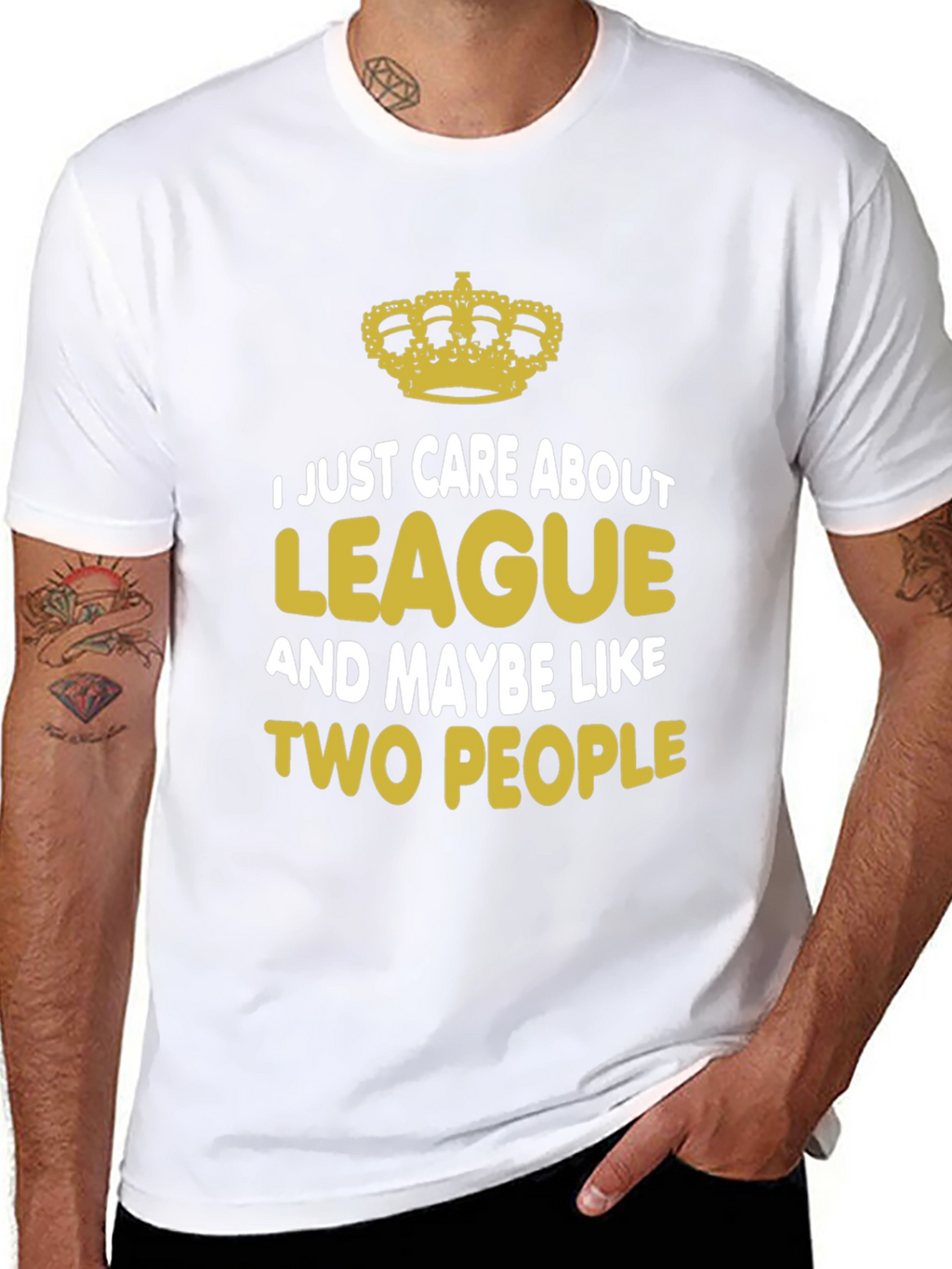 I Just Care About League T-Shirt