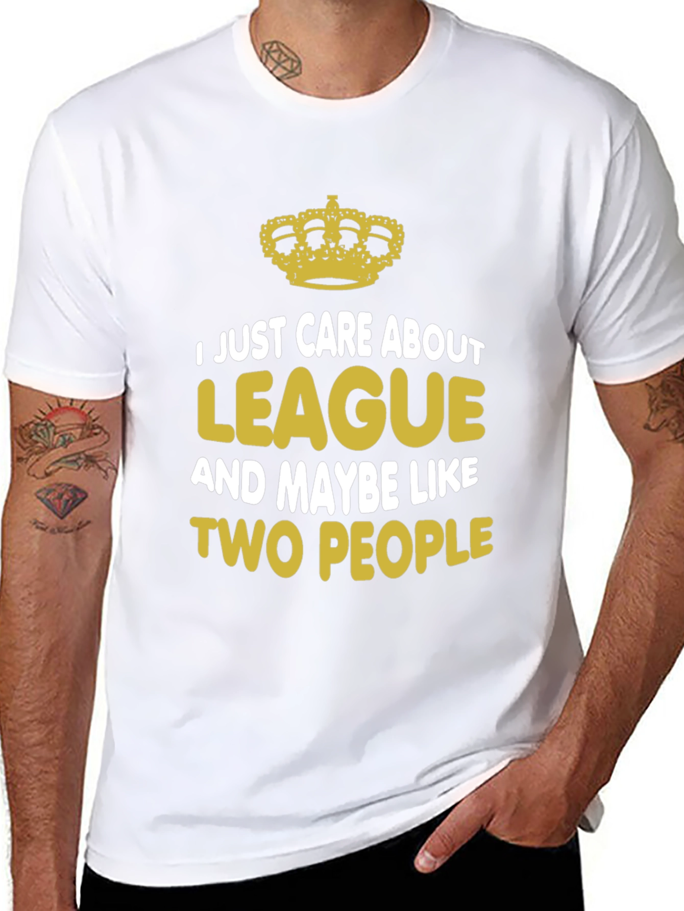 I Just Care About League T-Shirt