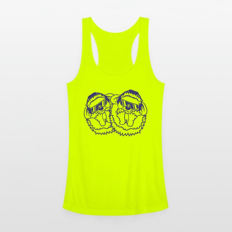 2 Funny Hedgehogs Fun Team DJ Club Fun Music Party