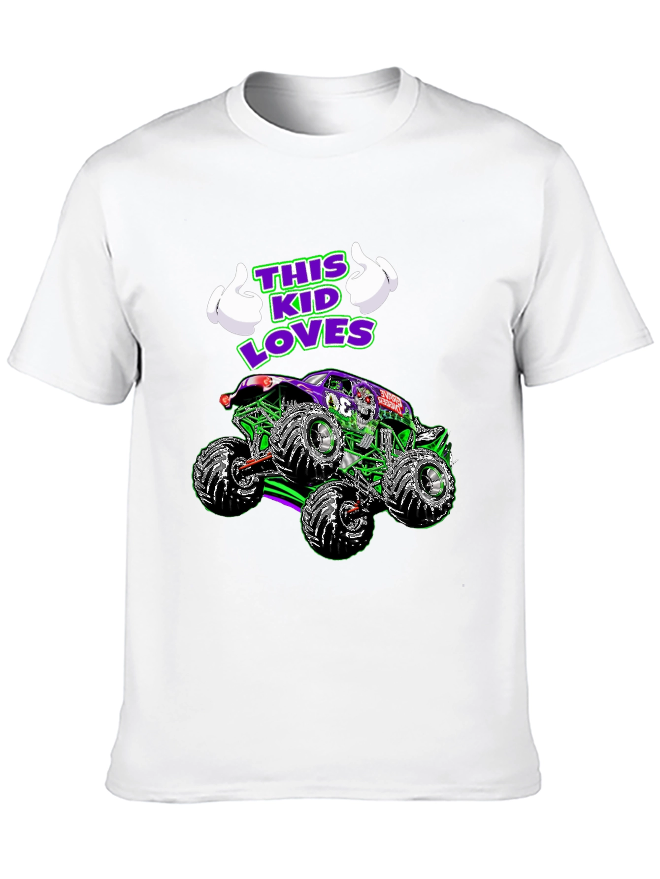 This Kid Loves Monster Trucks T-Shirt