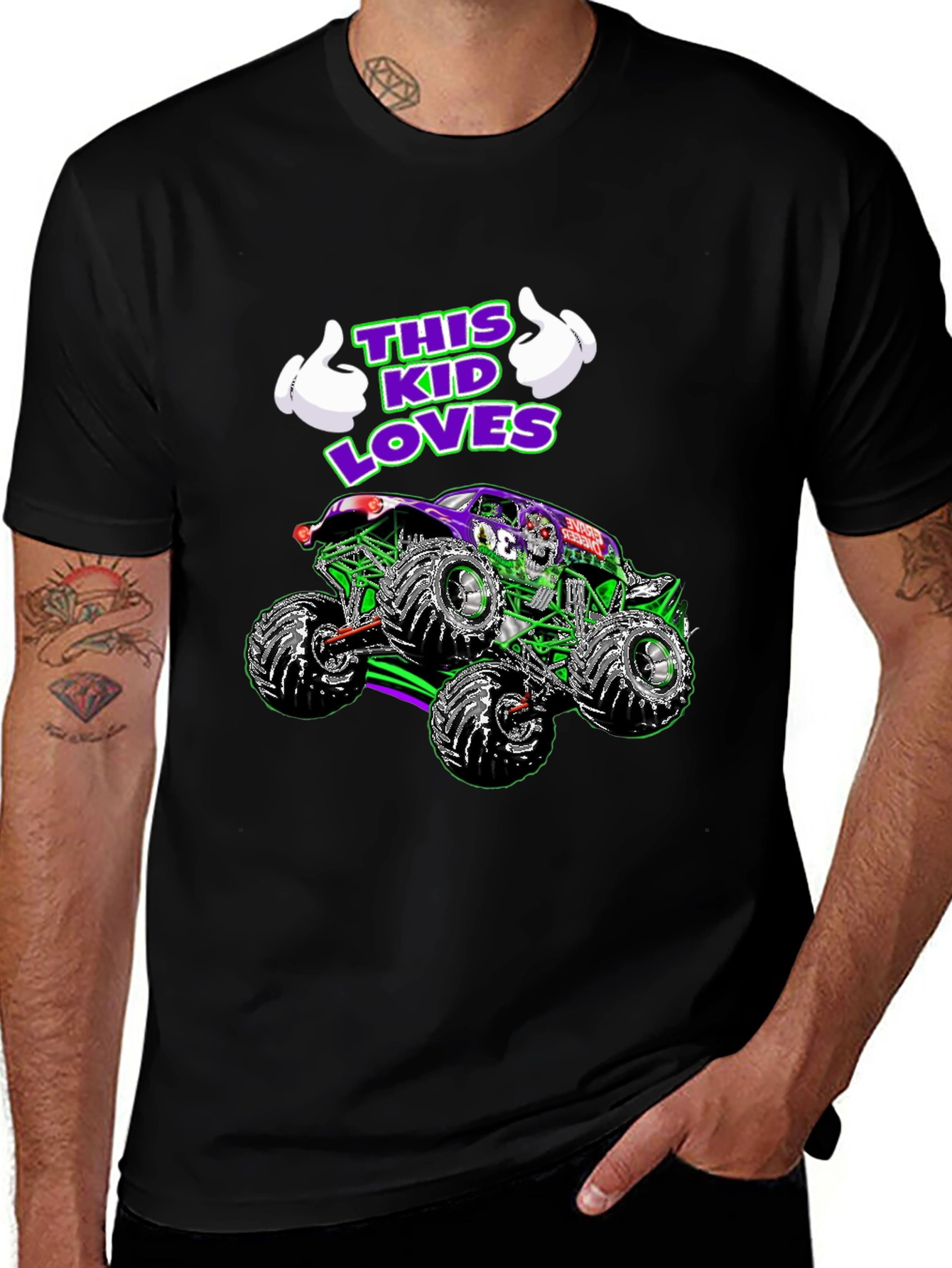 This Kid Loves Monster Trucks T-Shirt