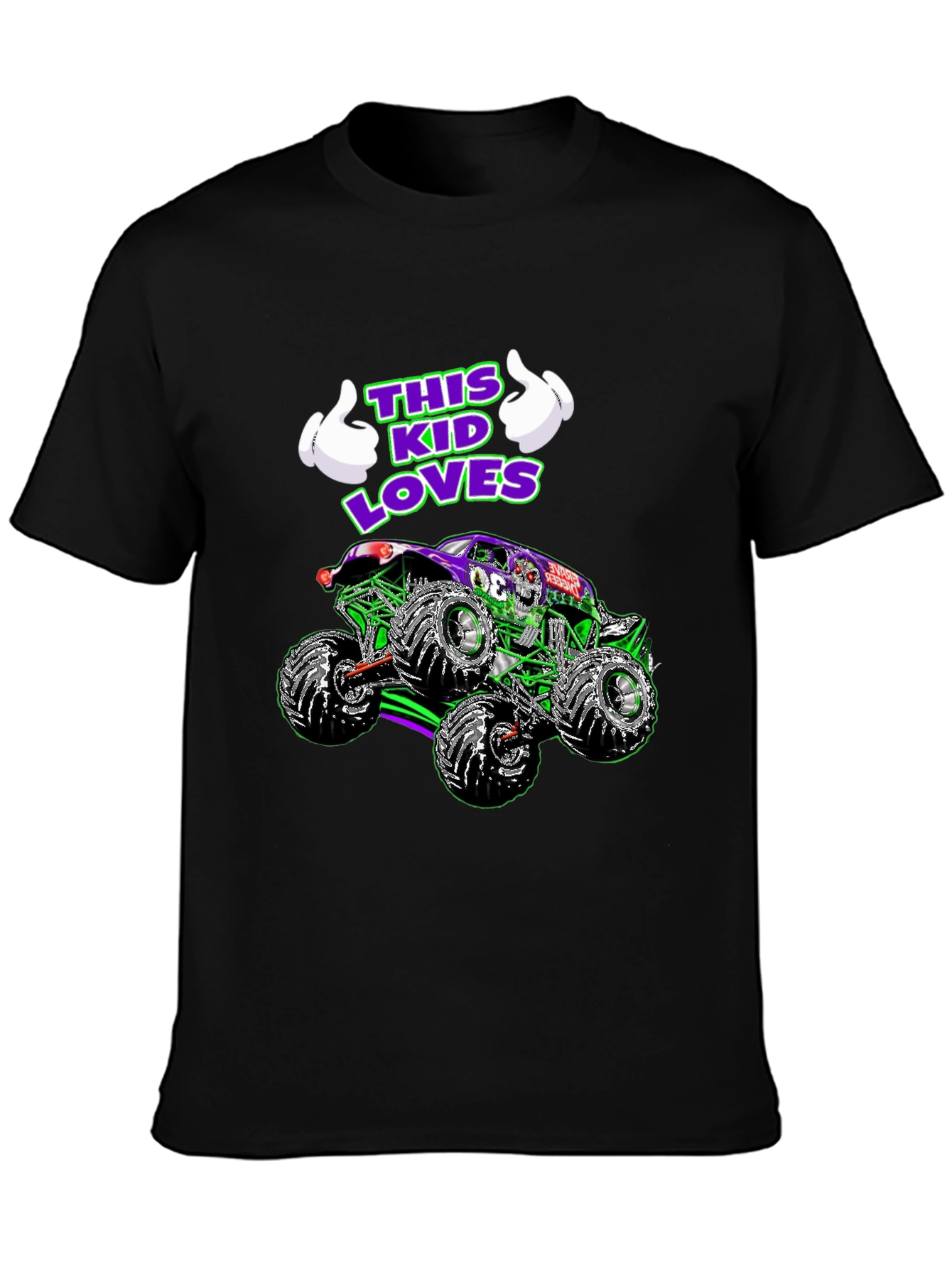 This Kid Loves Monster Trucks T-Shirt