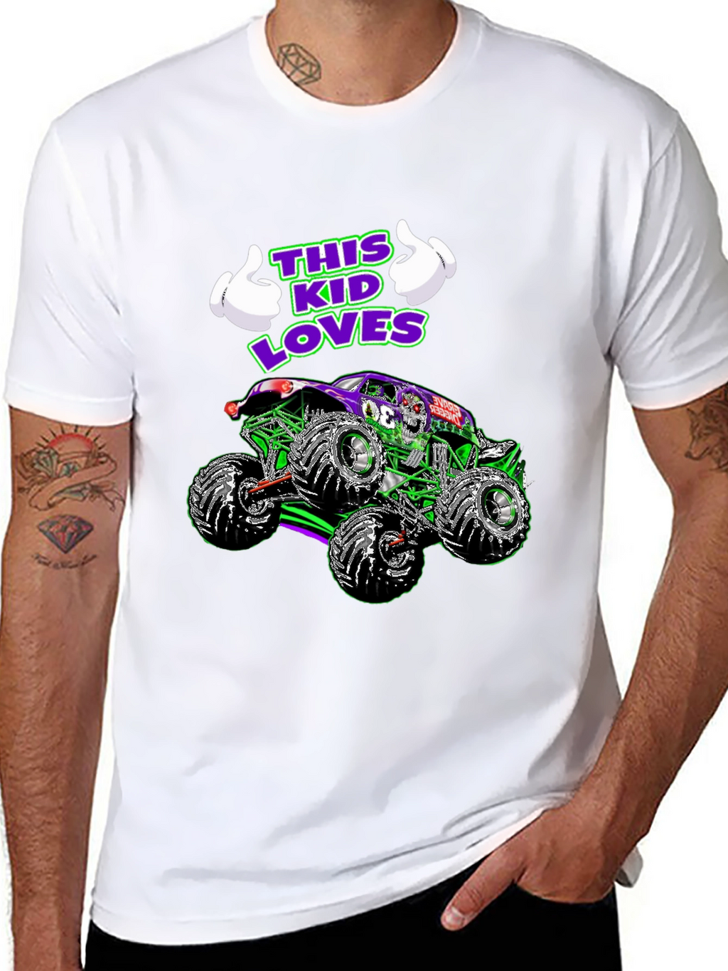 This Kid Loves Monster Trucks T-Shirt