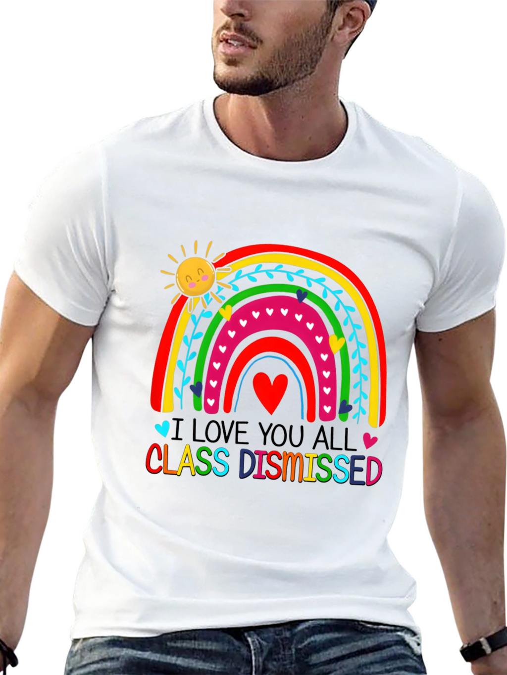 I Love You All Class Dismissed Black T-Shirt